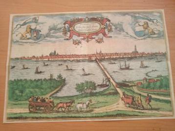 Antieke oude prent of tekening 50 x 33,5 cm 
In zeer goede  beschikbaar voor biedingen