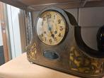 Antieke Klok met Pendule - Opknapper, Antiek en Kunst, Antiek | Klokken, Ophalen of Verzenden