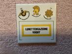Lunetten Kazerne Vught / tegel11 cm, Ophalen of Verzenden, Landmacht, Nederland, Embleem of Badge