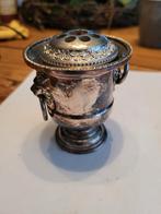 Verzilverd mini cocktail prikkers 7,5 cm hoog, Antiek en Kunst, Ophalen of Verzenden