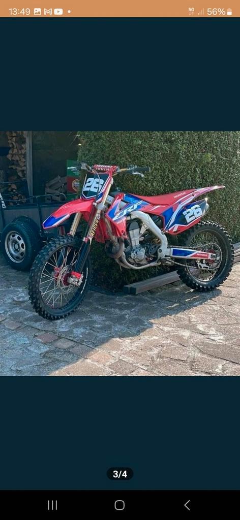 Honda CRF 450 R  2014, Motoren, Motoren | Overige merken, Bedrijf, Crossmotor, 1 cilinder, Ophalen