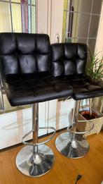 2 Verstelbare stoelen, Huis en Inrichting, Barkrukken, Ophalen, Gebruikt
