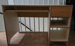 Compact bureau met lade, schuifblad en opbergplanken, Huis en Inrichting, Bureaus, Ophalen, Gebruikt