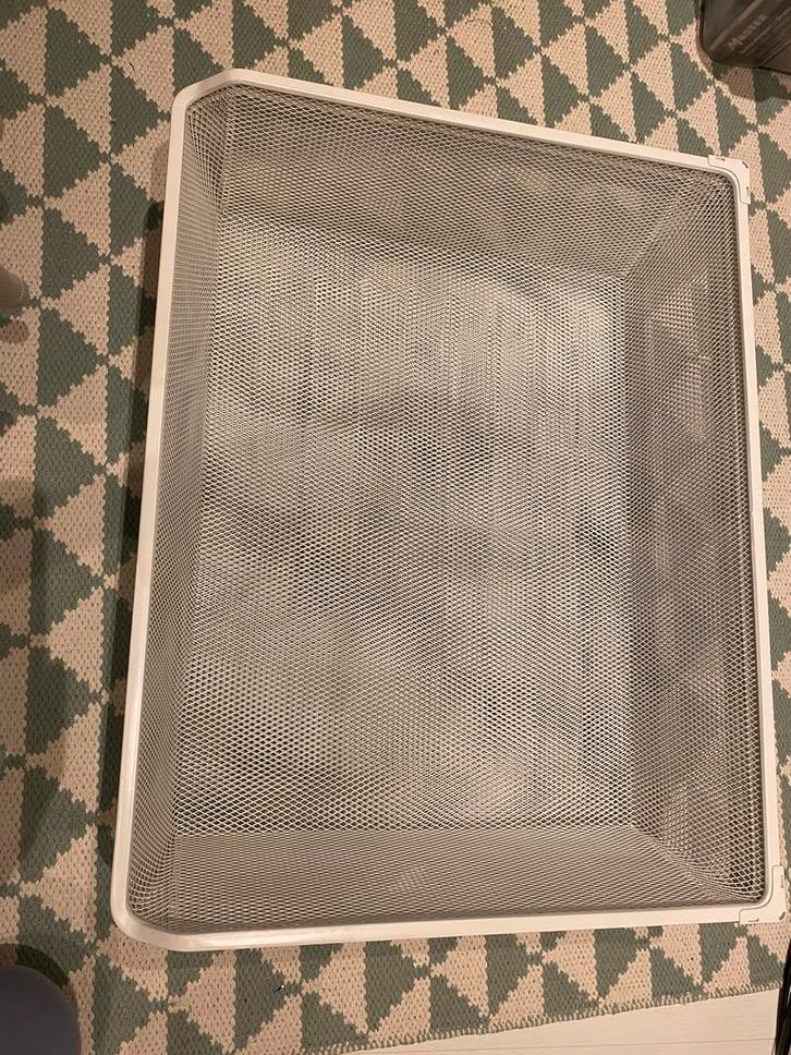 IKEA Komplement Draadmand, Huis en Inrichting, Woonaccessoires | Schalen en Manden, Gebruikt, Mand, Rechthoekig, Overige materialen