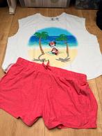 Disney World Strand Set - Broek 22/XXXL, Shirt 2XL, Zo goed als nieuw, Overige kleuren, Disney, Shirt of Top