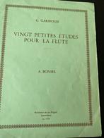 Gariboldi - 20 Etudes voor Fluit, Gebruikt, Klassiek, Dwarsfluit of Piccolo, Ophalen of Verzenden