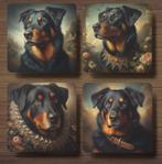 Beauceron Barok onderzetters met houder, Ophalen of Verzenden, Nieuw, Glas of Kopje