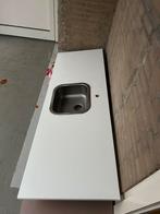 Gratis - Keuken werkbladen met spoelbak, Ophalen, 50 tot 100 cm, Zo goed als nieuw, 150 tot 200 cm