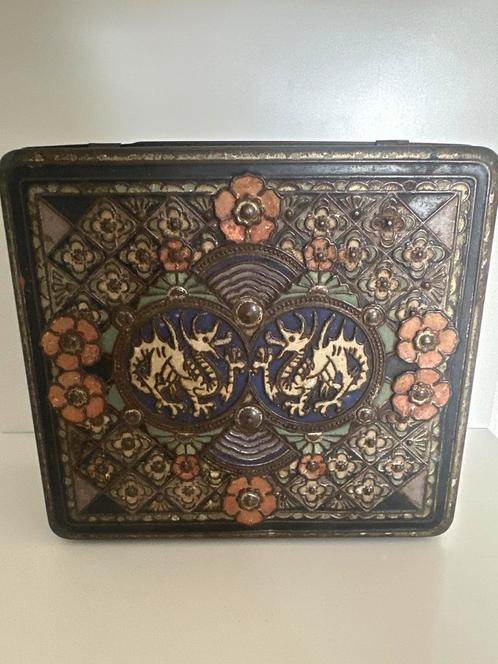 Vintage Niemeijer's Koffie en Thee Blik, Antiek en Kunst, Antiek | Overige Antiek, Ophalen of Verzenden