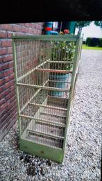 zeer grote kooi voor een zangvogel of tortelduif, Ophalen, Gebruikt, Hout, Vogelkooi