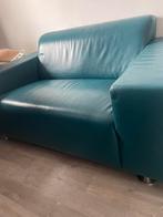 Blauwe lfauteuil, Ophalen, Gebruikt, Minder dan 75 cm, 75 tot 100 cm