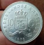 Zilveren 10 gulden Nederlandse Antillen 1978 mooie staat, Postzegels en Munten, Munten | Nederland, Koningin Juliana, Zilver, Ophalen of Verzenden