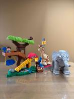 Little People  dierentuin speelset  met giraf en.olifant als, Ophalen of Verzenden, Zo goed als nieuw
