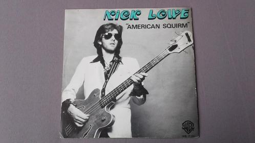 45t. nick lowe. american squirm. ex+, Cd's en Dvd's, Vinyl Singles, Single, 7 inch, Ophalen of Verzenden