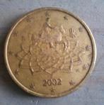 50 cent, Italië, 2002, Italië, Ophalen of Verzenden, 50 cent