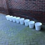 Grote bloem potten, Tuin en Terras, Bloempotten, Rond, Zo goed als nieuw, Minder dan 40 cm, Aardewerk