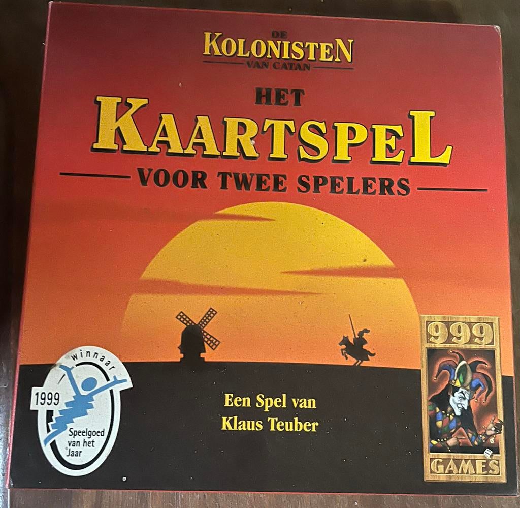 De Kolonisten van Catan - Het Kaartspel, Een of twee spelers, Ophalen of Verzenden, Zo goed als nieuw, 999games