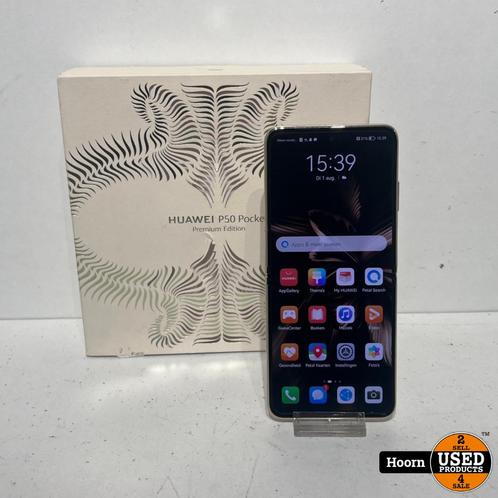Huawei P50 Pocket 512GB/12GB Premium Edition Goud Compleet, Telecommunicatie, Overige Telecommunicatie, Ophalen of Verzenden