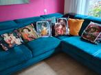 Geborduurde kussen zelfmaak, Huis en Inrichting, Woonaccessoires | Kussens, Ophalen of Verzenden, Gebruikt, Vierkant
