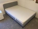 Ikea Tweepersoonsbed met lattenbodem, Ophalen, Tweepersoons, 140 cm, Zo goed als nieuw