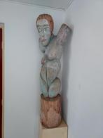 Hout snijwerk dame, Antiek en Kunst, Kunst | Beelden en Houtsnijwerken, Ophalen