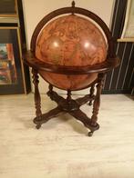 XXXXL ORIGINELE ITALIAANSE GLOBEBAR BAR GLOBE  105X80CM!!!!, Antiek en Kunst, Curiosa en Brocante, Ophalen