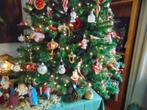 Hele mooie overvolle kerstboom, met piek 200 cm. hoog., Diversen, Kerst, Zo goed als nieuw, Ophalen