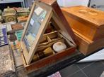 Scheerset, scheerdoos, scheerspiegel, Antiek en Kunst, Ophalen of Verzenden