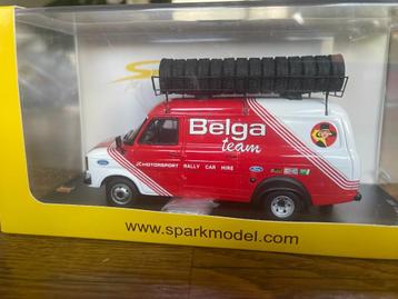 Ford Transit servicebus BELGA rallyteam Spark beschikbaar voor biedingen