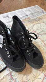 Superga enkelhoog model veterschoen 38 zwart nieuw, Ophalen of Verzenden, Nieuw, Zwart, Wandelschoenen