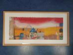 Zeefdruk Theo Koster, Liggend Rood 130 x 65, Antiek en Kunst, Ophalen