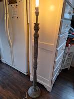 Houten vloerlamp, Huis en Inrichting, Lampen | Vloerlampen, Ophalen, Zo goed als nieuw, 150 tot 200 cm