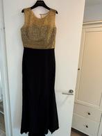 Goud zwarte avondjurk maat 36, Kleding | Dames, Gelegenheidskleding, Galajurk, Zwart, Ophalen of Verzenden, Zo goed als nieuw