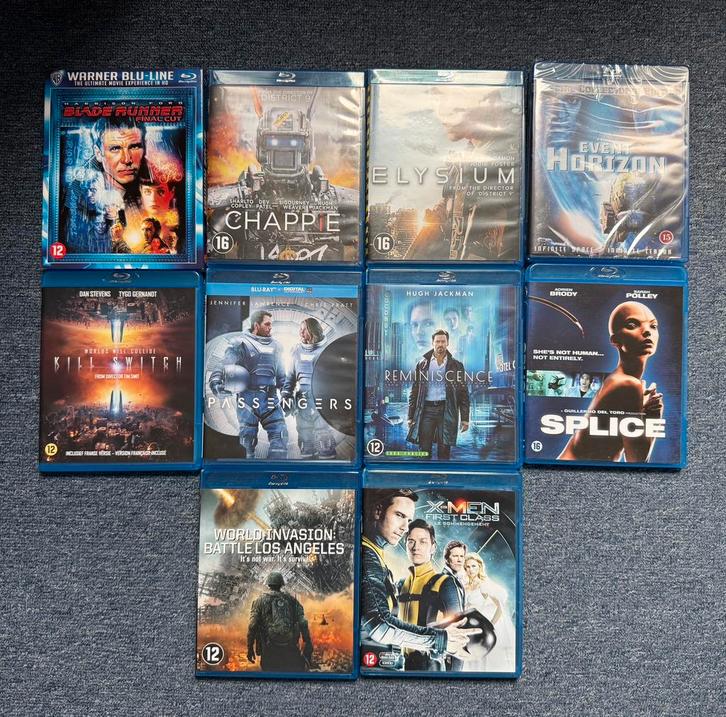 Science Fiction collectie Blu Ray - lees omschrijving, Cd's en Dvd's, Blu-ray, Zo goed als nieuw, Science Fiction en Fantasy, Ophalen of Verzenden