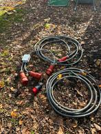 2x Grondkabel 5x6 mm2 met aarde en verdeelstuk (380V), Doe-het-zelf en Verbouw, Elektra en Kabels, Ophalen, Zo goed als nieuw