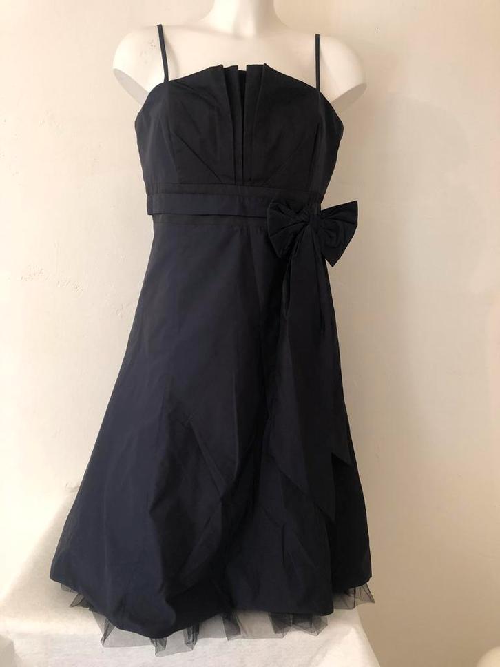 Vera Mont jurk mt 38, Kleding | Dames, Gelegenheidskleding, Zo goed als nieuw, Cocktailjurk, Maat 38/40 (M), Blauw, Verzenden