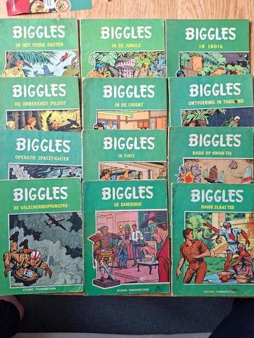 Biggles 12x ook los te koop of ruil Vandersteen Biddeloo beschikbaar voor biedingen