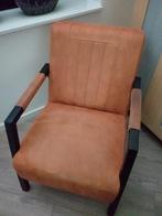 Mooie bruine luie stoel, Huis en Inrichting, Fauteuils, Ophalen, Zo goed als nieuw, Leer, 50 tot 75 cm