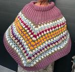 Mooie poncho heel mooi gehaaktde poncho, Ophalen of Verzenden, Nieuw, Haken, Patroon of Boek