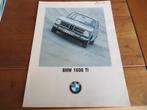 Folder BMW 1600  TI 1967, Ophalen of Verzenden, Zo goed als nieuw, BMW, BMW