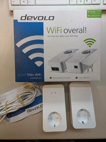 Devolo Wifi Powerline adapters dLan 550+ WiFi beschikbaar voor biedingen