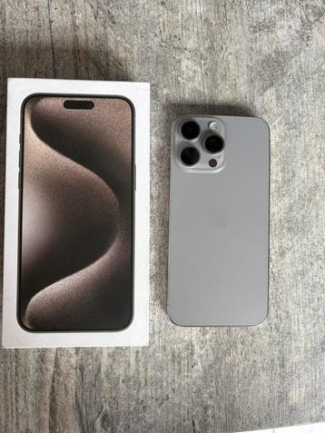 Iphone 15 pro max 256gb titanium beschikbaar voor biedingen