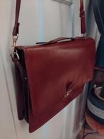 Vintage leren aktetas, Overige merken, Gebruikt, 25 tot 40 cm, Ophalen of Verzenden