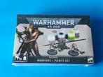 Warhammer 40k Necron Warriors + Paint Set 1 T, Warhammer, Ophalen of Verzenden, Zo goed als nieuw, .