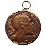 Duitsland brons München Olympische herdenkingsmedaille 1972, Ophalen of Verzenden, Brons, Buitenland