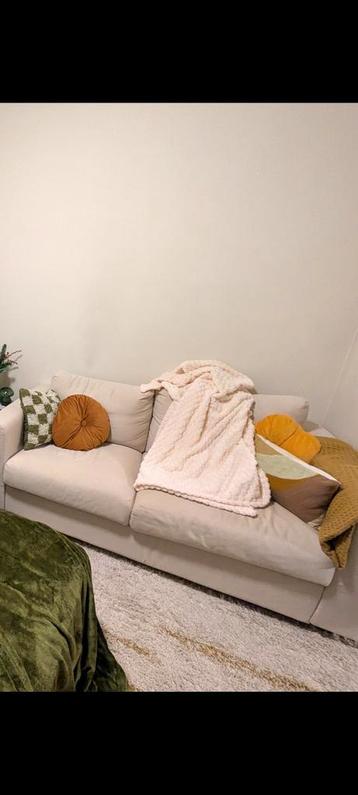 Beige 2-zitsbank - VIMLE Hallarp beige beschikbaar voor biedingen