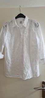 Emily van den Bergh blouse broderie wit, 3/4 mouw mt 40, Kleding | Dames, Blouses en Tunieken, Maat 38/40 (M), Wit, Emily van den Bergh