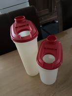 Tupperware Sapkannen Set, Ophalen of Verzenden, Gebruikt, Wit, Beker of Kan