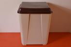 Retro vintage kunststof jaren 70 wasmand / opbergton, Ophalen of Verzenden, Gebruikt, Bruin, Overige typen