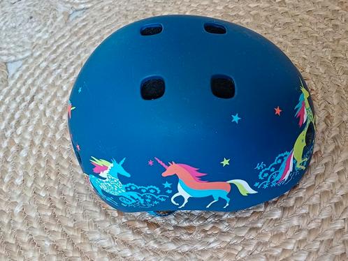 Microstep Micro unicorn eenhoorn helm maat S (48-53 cm), Fietsen en Brommers, Fietsaccessoires | Fietshelmen, Zo goed als nieuw